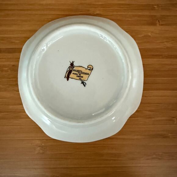 Decors de Paris Apertif Small 5" Square Porcelain Bowl Cut Corners - Picture 2 of 4